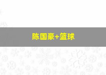 陈国豪 篮球